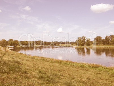 River Elbe vintage