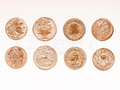 Roman coin vintage