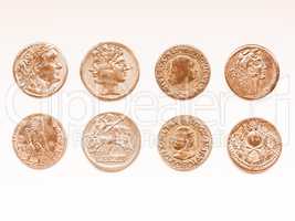 Roman coin vintage