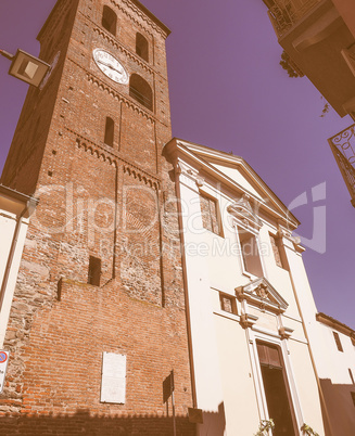 Santa Maria church in San Mauro vintage