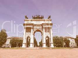 Arco della Pace, Milan vintage