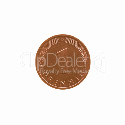 Coin isolated vintage