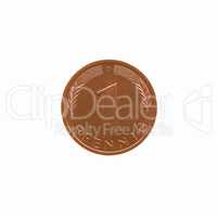 Coin isolated vintage