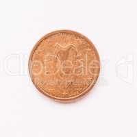 Irish 2 cent coin vintage