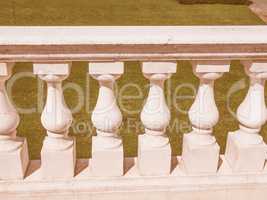 Baroque balustrade vintage