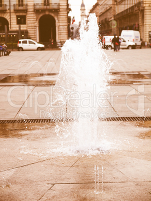 Piazza Castello, Turin vintage