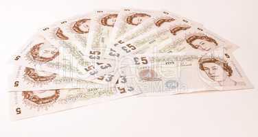 Pound note vintage