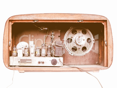 Old AM radio tuner vintage