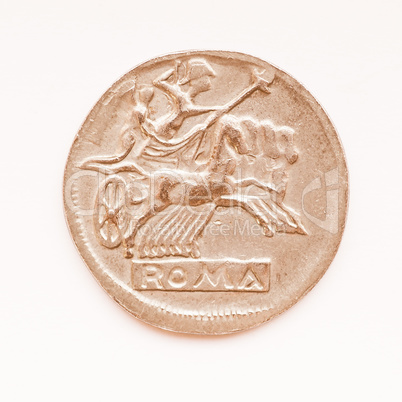 Roman coin vintage