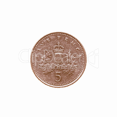 Coin isolated vintage