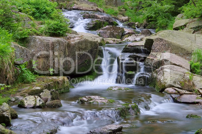 Bodewasserfall - waterfall river Bode