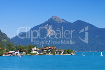 Walchensee - Walchenlake in Bavaria