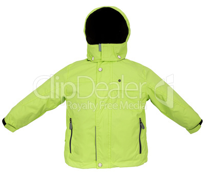 Warm jacket isolated