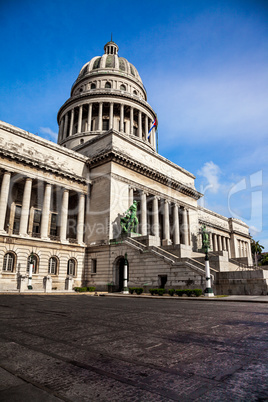 Havana, Cuba - Famous National Capitol (Capitolio Nacional) buil
