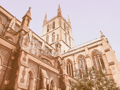 Southwark Cathedral, London vintage