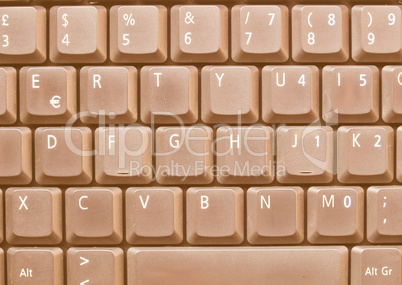 Computer keyboard vintage