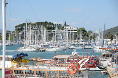 Marina in Kusadasi, Türkei