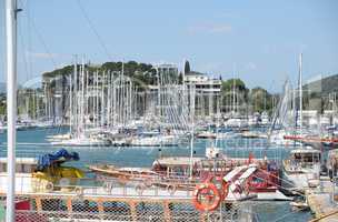 Marina in Kusadasi, Türkei