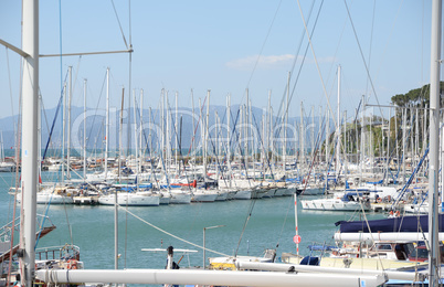 Marina in Kusadasi, Türkei