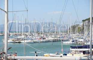 Marina in Kusadasi, Türkei