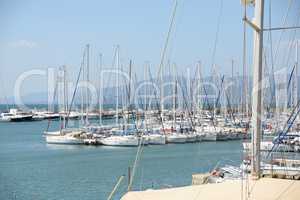 Marina in Kusadasi, Türkei