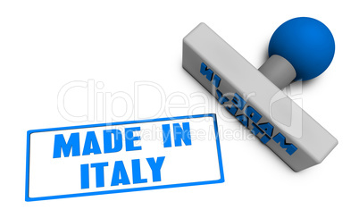 Made in Italy Stamp