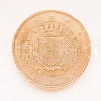 Maltese Euro coin vintage