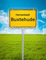 city sign of Buxtehude