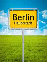 city sign of Berlin