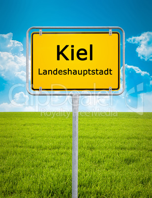 city sign of Kiel