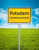 city sign of Potsdam