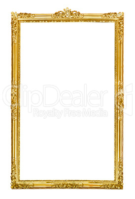 vintage golden frame