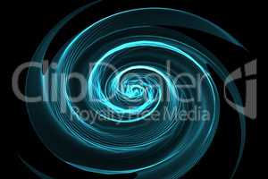 abstract spiral object