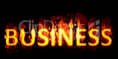 business burning