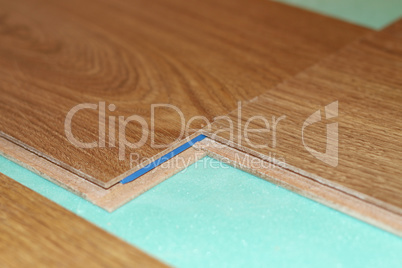 laminate on substrate