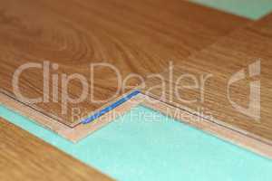 laminate on substrate