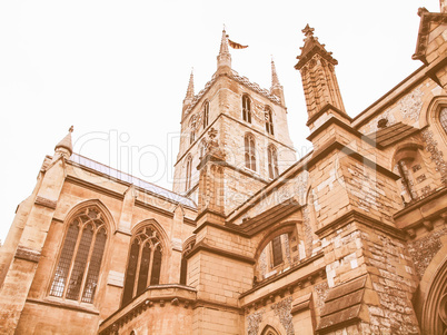 Southwark Cathedral, London vintage