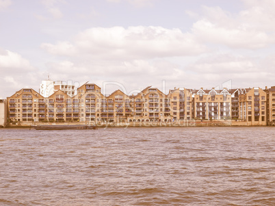 London docks vintage