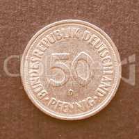 Euro coin vintage