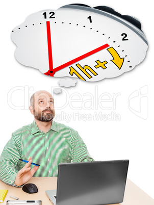 business man daylight saving time