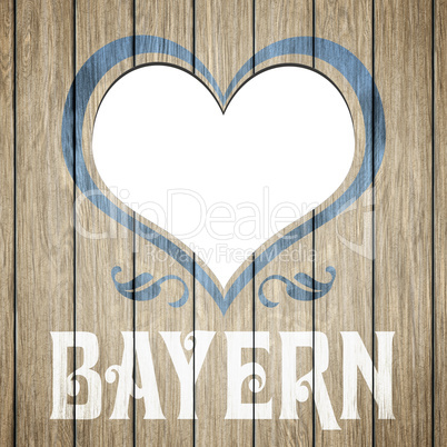 wooden heart Bavaria