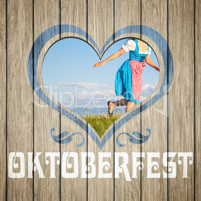 wooden heart Oktoberfest