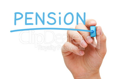 Pension Blue Marker