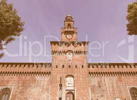 Castello Sforzesco, Milan vintage