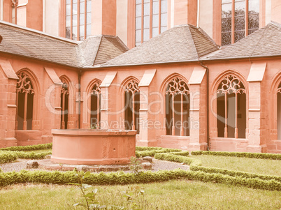 St Stephan church Mainz vintage