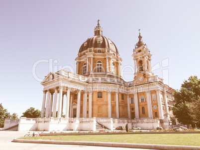 Basilica di Superga, Turin, Italy vintage