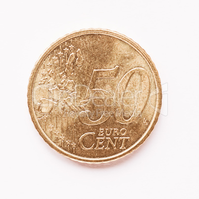 50 cent coin vintage