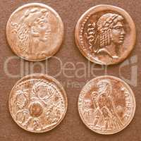 Roman coins vintage