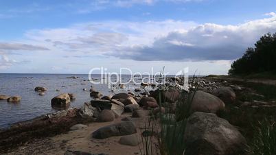 Baltic Sea coast beach Kurzeme Roja