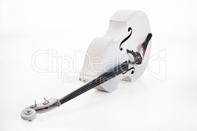 White Double Bass